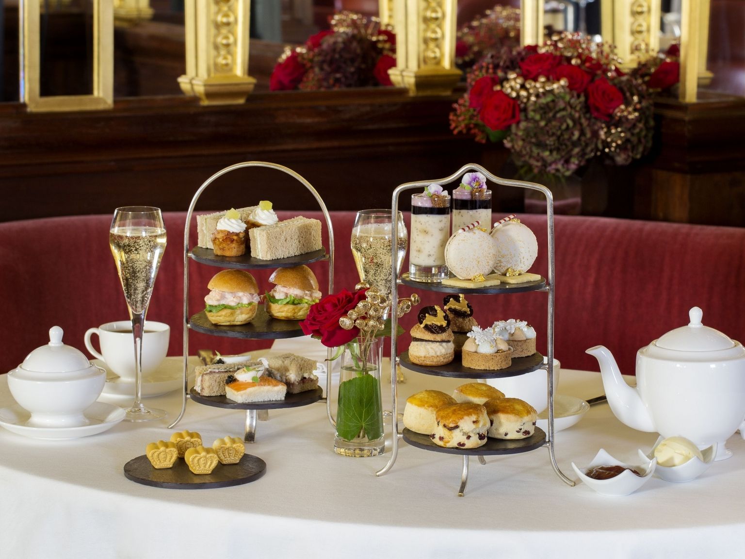 Luxury afternoon tea London Hotel Café Royal