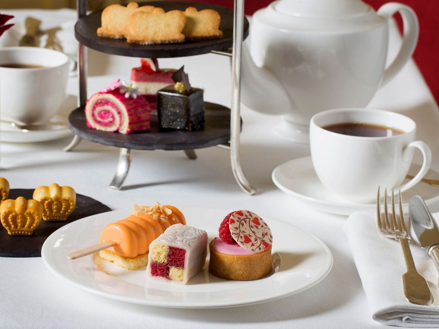 Luxury afternoon tea London Hotel Café Royal